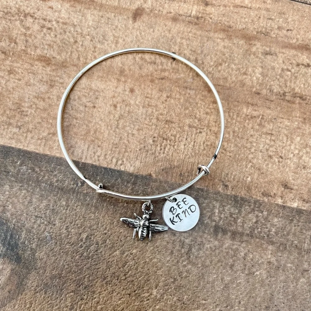 Hand Stamped Bracelet - Picture 1 of 2